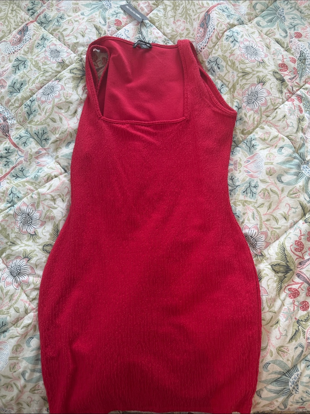 PrettyLittleThing Red Mini Bodycon Dress